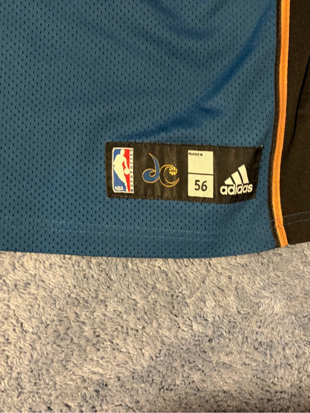 Adidas Washington Wizards Gilbert Arenas Stitched NBA Basketball Jersey sz 56